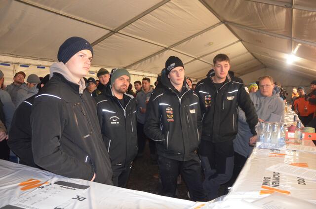 Unmaskiert lauschten die PG-Obmänner den mahnenden Worten der Veranstalter