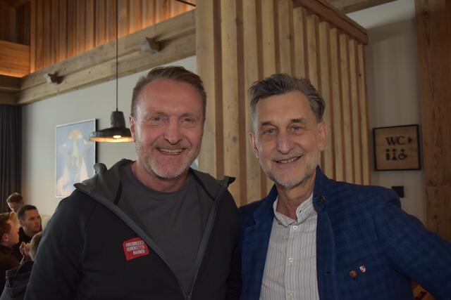 Bgm. Hans Deutschmann (r.) mit Nordkettenbahnen-GF Thomas Schroll | Foto: Kainz