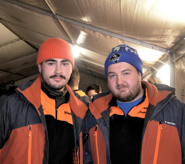 Die Obmänner Alexander Stramer und Lukas Oberwinkler