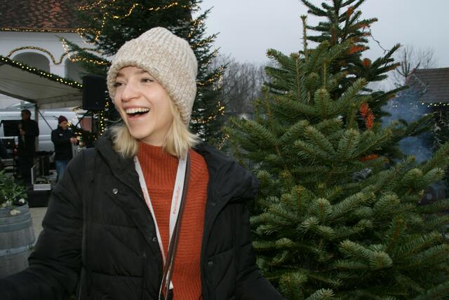 Weihnachtliches Ambiente im Schlosshof. | Foto: Anna Kaufmann