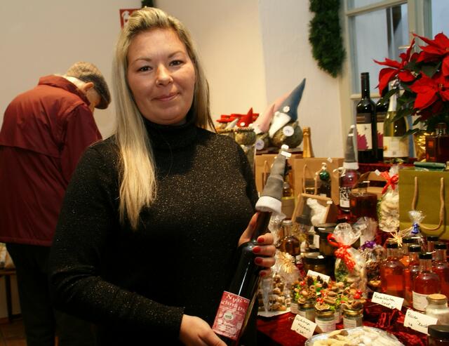 Maria Aufner vertrat den Bauernladen in Sankt Martin an der Raab. | Foto: Anna Kaufmann