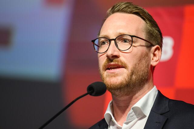 Philipp Wohlgemuth wird im Dezember-Landtag als erster Landeshauptmannstellvertreter angelobt. Er steht dann als Vertreter der SPÖ Tirol an der Spitze der gemeinsamen VP/SP-Regierung im Land.  | Foto: ÖGB Tirol