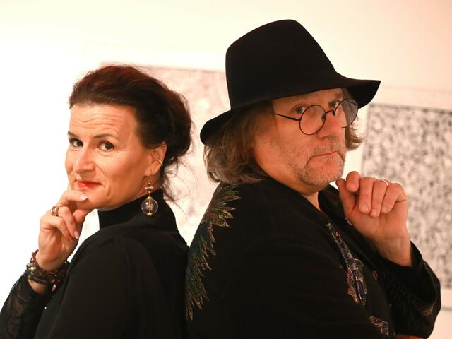 Agota V.Szendrei und Andreas Bacher spendeten sehr gerne für das Frauenhaus Spittal.  | Foto: Fotocredit Josef Bodner/KK