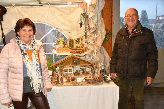 Dietlinde und Reinhard Koch luden zum "Advent im Weinberg". | Foto: Michael Strini