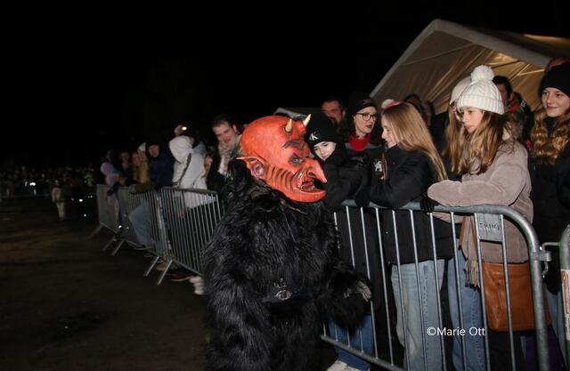 Krampuslauf der Kinder in Eggersdorf, Steiermark