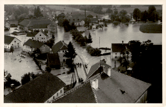 Jahrhunderthochwasser 1954 in Wartberg | Foto: Topothek der Gemeinde Wartberg/Krems