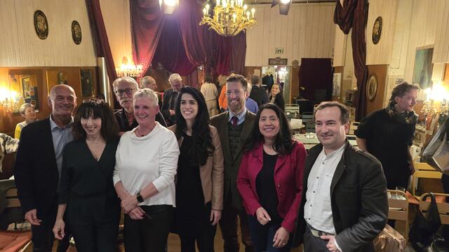 v.l.n.r.: BR Josef Scharka, Gemeinderätin Patricia Anderle, Bruno Ludl, Monika Erb, Geschäftsführerin BASiS.KULTUR.WIEN, Kulturkommission Vorsitzende Ema Dumani und Vorsitzende-Stellvertreter Matthias Lang, BR Maria Taramona und BR Thomas Müller. | Foto: Foto: CulturaLatina