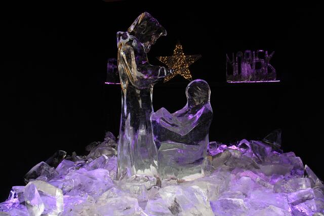 Eine zweite Eiskrippe wurde für alle Fälle auch noch vorbereitet. | Foto: Cescutti