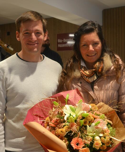 Vizebürgermeister Armin Egger mit Heidrun Laßnig, in der Stadtgemeinde zuständig für Wirtschaft und Tourismus | Foto: Thun