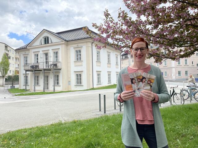 Katrin Reiter, Projektleiterin des Lehrgangs "Aktiv im Alter". Angeboten wird der kostenlose Lehrgang vom Netzwerk Bildungsberatung/Verein Salzburger Erwachsenenbildung | Foto: Lisa Gold