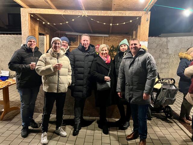 Adventstand der SPÖ Zemendorf-Stöttera. | Foto: Thomas Hoffmann