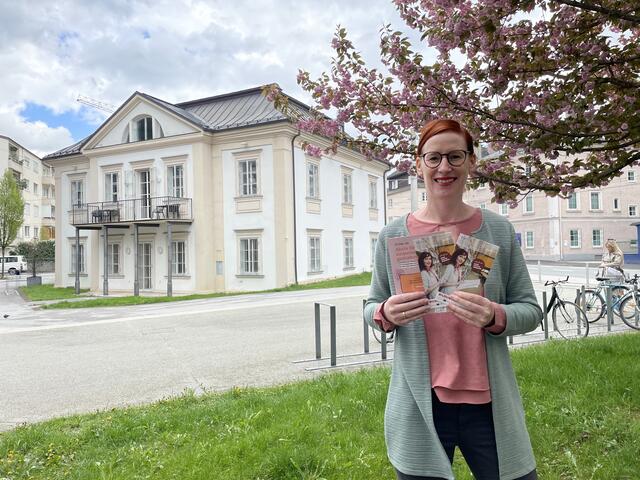 Katrin Reiter, Projektleiterin des Lehrgangs "Aktiv im Alter". Angeboten wird der kostenlose Lehrgang vom Netzwerk Bildungsberatung/Verein Salzburger Erwachsenenbildung | Foto: Lisa Gold