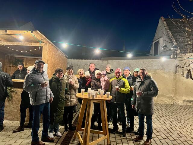 Adventstand der SPÖ Zemendorf-Stöttera. | Foto: Thomas Hoffmann