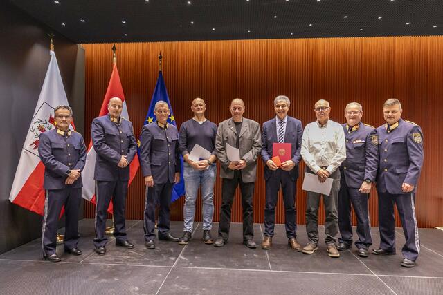 Die geehrten des SPK Innsbruck. | Foto: LPD Tirol