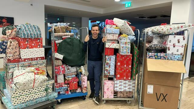 180 Geschenke konnten heuer gesammelt und an die Kinderwünsche Pinzgau übergeben werden. | Foto: Stadtmarketing Saalfelden