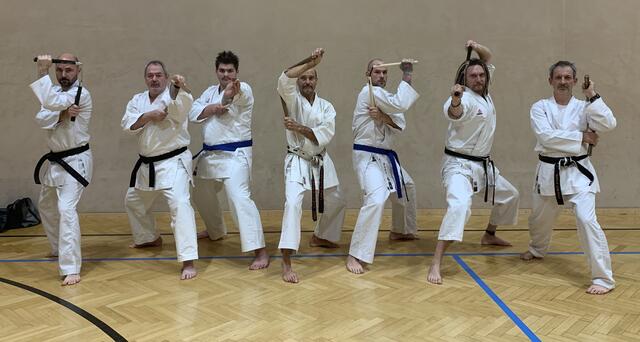 Ferdinand Hörmann und seine Köflacher Kobudo-Truppe | Foto: Karate Union Köflach
