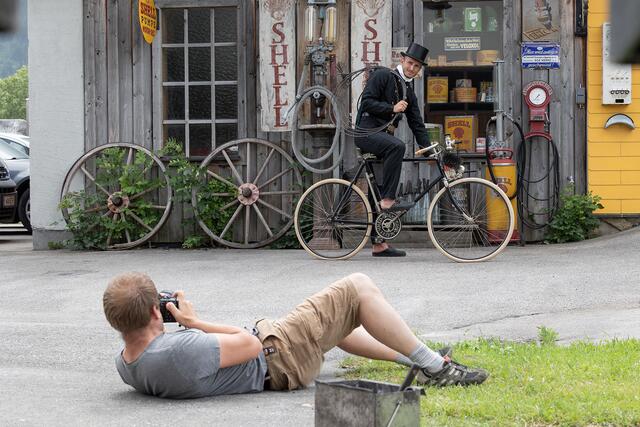 Im Bild: Fotograf Hubert Reiter aus Abtenau und Rauchfangkehrermeister Christoph Kasberger aus Kuchl. | Foto: Hubert Reiter