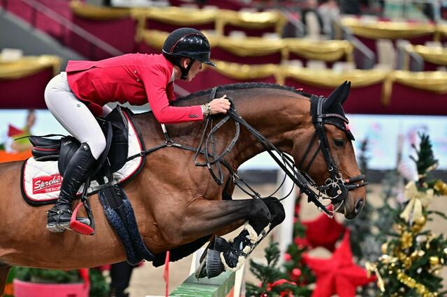 Beim Pferdesportevent „Amadeus Horse Indoors“ in Salzburg waren auch heuer wieder burgenländische Reiterinnen und Reiter vertreten. | Foto: oneklickfoto