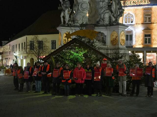 Schweigeminuten der SPÖ gegen Gewalt | Foto: SPÖ Baden