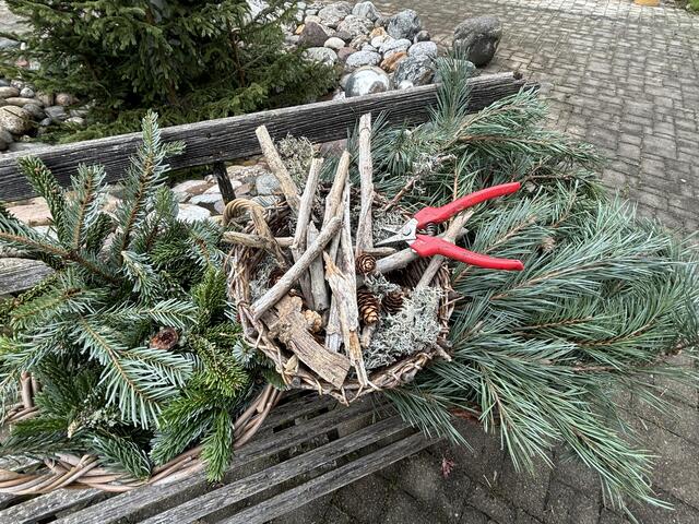 Material zum Dekorieren und Basteln wird häufig und gerne aus dem Wald geholt. Zuvor sollte allerdings die Erlaubnis des Besitzers eingeholt werden. | Foto: MeinBezirk.at