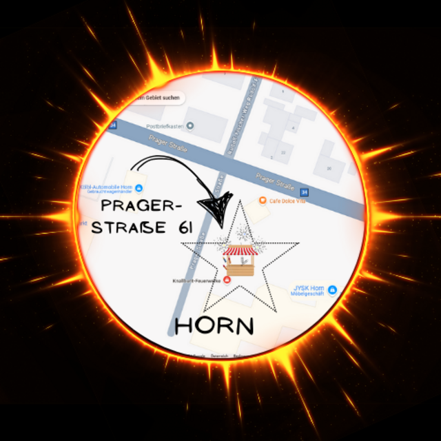 So finden Sie den Stand in Horn | Foto: Knallbunt Feuerwerke