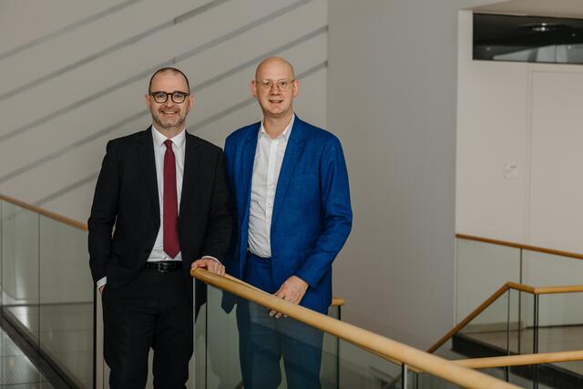 Der geschäftsführende Vizebürgermeister Dietmar Prammer (links) mit dem zikünftigen Stadtrat Thomas Gegenhuber. | Foto: Mec Greenie