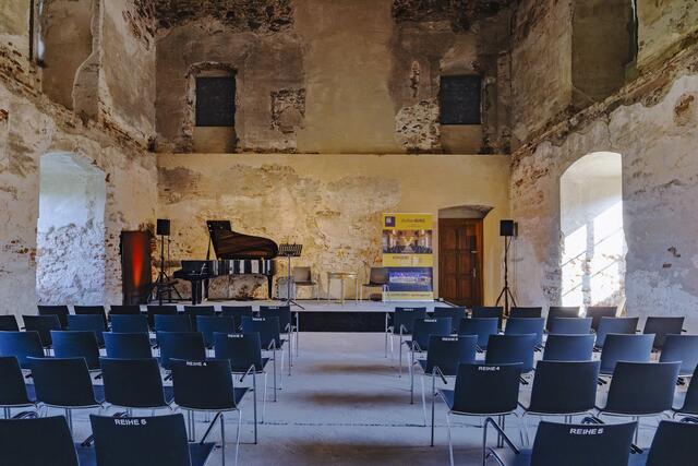 Der Festsaal der Burg Gars garantiert Konzerte in altehrwürdigem Ambiente. | Foto: Alexander Ch. Wulz