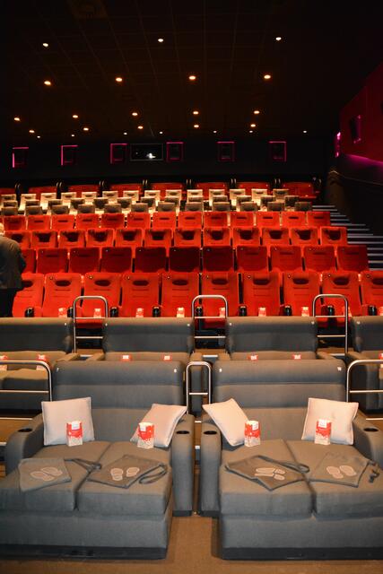 Fünf Säle wird das neue Cineplexx in Fürstenfeld haben und Platz für mehr als 700 Filmfans bieten. | Foto: Charlotte Titz