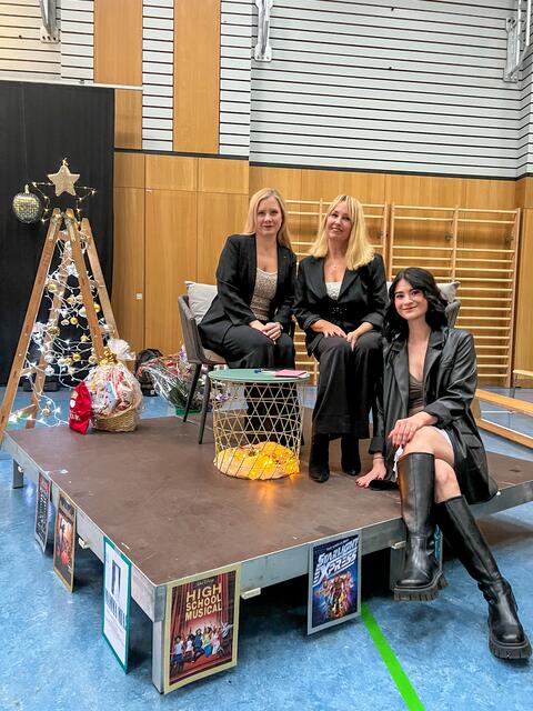 Moderatorin Carina Pawlik, Obfrau Christine Glaser und Vorstandsmitglied Vanessa Troch | Foto: Betti Pieler