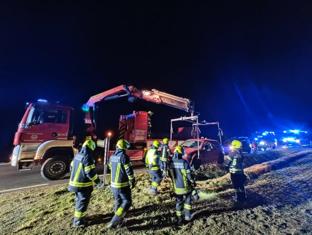 Der EInsatz konnte nach einer Stunde beendet werden. | Foto: FF Waidhofen/Thaya