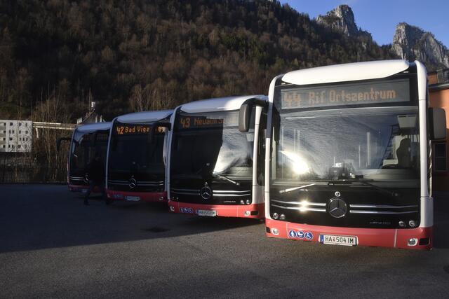 Hallein stellt auf E-Busse um. | Foto: Thomas Fuchs