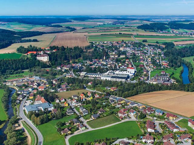 Luftaufnahme von Karlstein an der Thaya | Foto: Marktgemeinde Karlstein