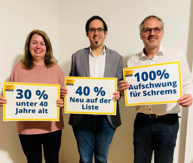 Beatrix Kainz, David Süß und Tobias Spazierer. | Foto: VP Schrems