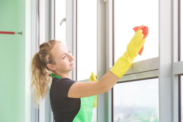 Es mag vielleicht nicht die liebste Tätigkeit sein, dennoch putzten die Steirerinnen und Steirer ihre Fenster 2024 im Schnitt fünfmal - oder ließen putzen. | Foto: Ufalab/panthermedia
