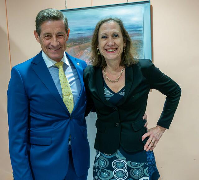 Strahlend, Allegra Wagner mit Franz Schober | Foto: Günter Simmerl