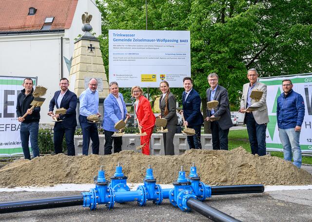 Errichtung der Wasserleitung in Zeiselmauer | Foto: Gemeinde Zeiselmauer