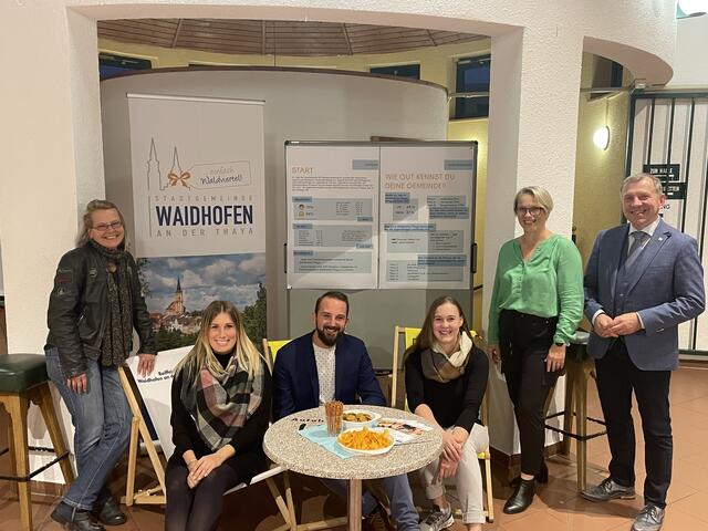 Bei der Präsentation der Umfrage: Elke Indinger, Theresa Gerstorfer, Markus Loydolt, Anja Gastinger, Manuela Herzog und Josef Ramharter (v.l.) | Foto: Christopher Führer