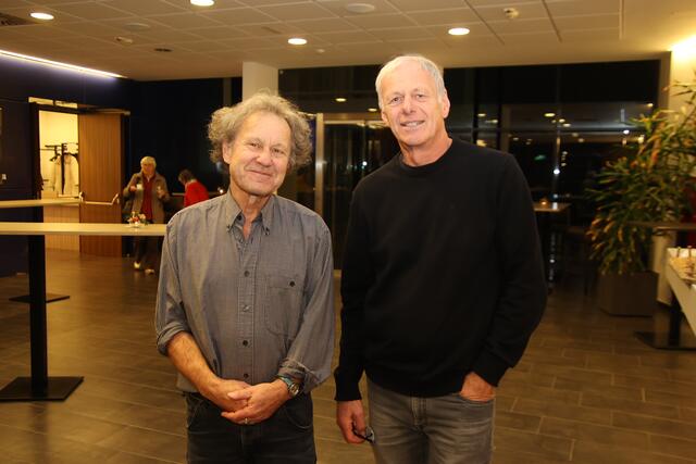 Regisseur Gerard Es und Reinhold Tritscher vom Theater Ecce.