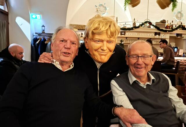 Hans Pfeiffenberger, "Donald Trump" und Sepp Ritt.
