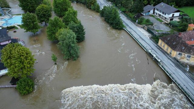 Das Hochwasser 2024. | Foto: Gemeinde Gars
