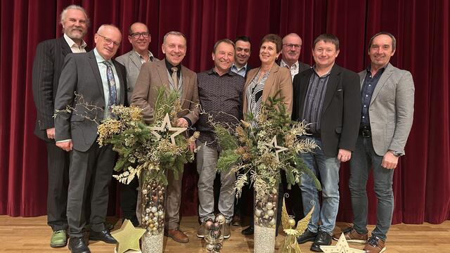 Vizebürgermeister Martin Litschauer, Günther Draxler, Werner Koppensteiner, Bürgermeister Josef Ramharter, Harald Zimmerl, Referatsleiter Michael Strohmeyer, Monika Schmutz, Erich Strasser, Franz Lissy und Günther Hauer (v.l.) | Foto: Stadtgemeinde Waidhofen