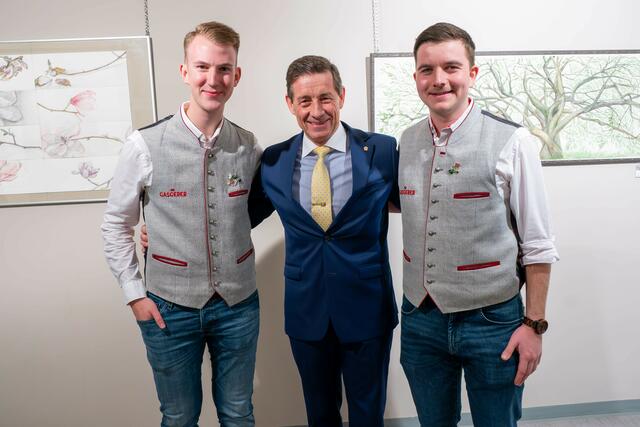 Zwei von insgesamt fünf "Gasgeber" die in der Kategorie "Newcomer" nominiert waren. | Foto: Günter Simmerl