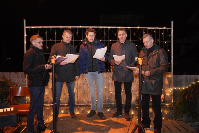 Das Quintett des MGV Reichenfels.