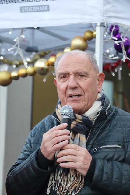 Siegfried Schrittwieser war in politischen Funktionen Präsident des steirischen Landtags, Landesrat und Landeshauptmann-Stellvertreter. Ehrenamtlich war er 33 Jahre Rot Kreuz-Ortsstellenleiter in seiner Heimatgemeinde Thörl und ist seit acht Jahren RK-Bezirksstellenleiter in Bruck-Mürzzuschlag. Im Juni 2024 wurde er zum Präsidenten vom Roten Kreuz Steiermark gewählt.  | Foto: Edith Ertl
