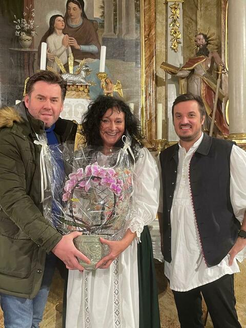 Bürgermeister Bernhard Herics mit Doris Wenischnigger und Manuel Kolonovits | Foto: Bernhard Herics