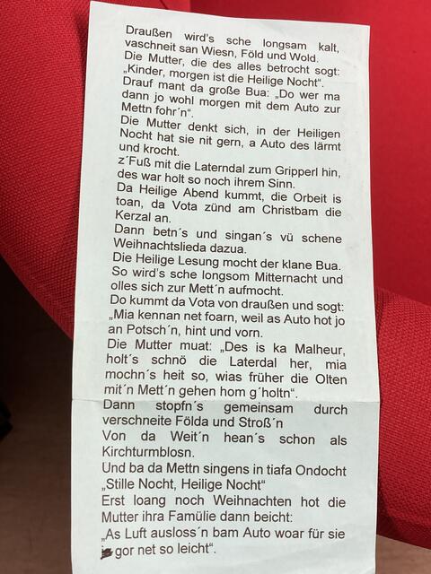 Das Gedicht vorgetragen von Anita Wagner 