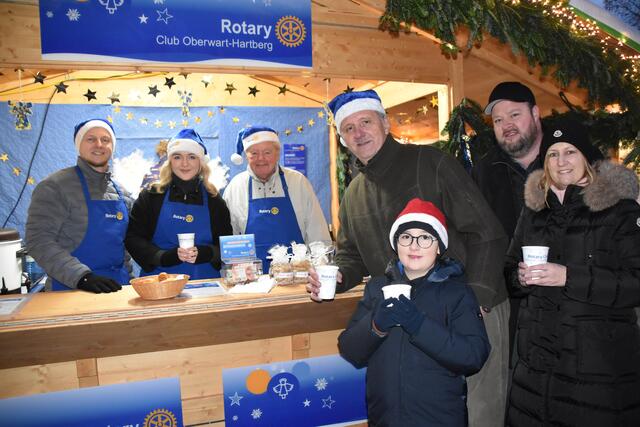 Der Rotary Club Oberwart-Hartberg hatte ebenfalls einen Stand. | Foto: Michael Strini