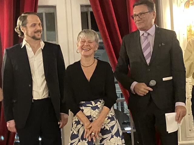 Clemens Kerschbaumer, Cornelia Horak und Michael Lakner bei der Premierenfeier | Foto: Stockmann