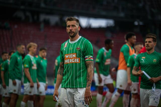 Der Angriff auf SK Rapid-Stürmer Guido Burgstaller in der Wiener Innenstadt in der Nacht auf vergangenen Samstag schockierte die heimische, aber auch deutsche Fußball-Welt. (Archiv) | Foto: GEPA