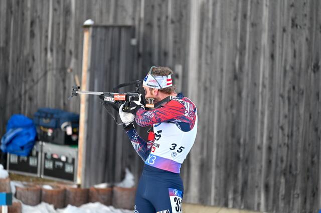 Simon Eder, Rang 30 in der Verfolgung. | Foto: Ski Austria/Weigl